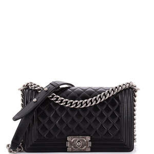 Chanel Boy Flap Bag Quilted Lambskin #220144C44B